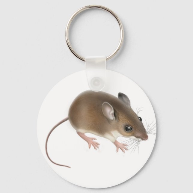 Deer Mouse Keychain (Front)