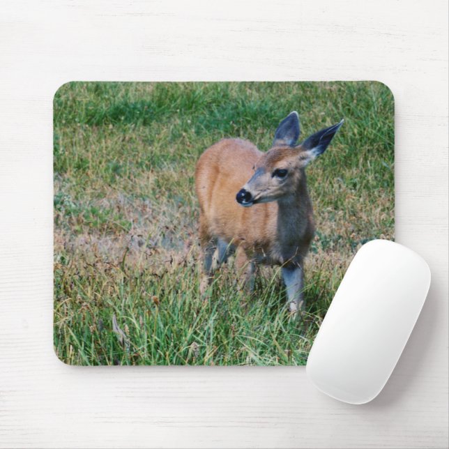 Deer -  mouse pad (With Mouse)