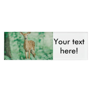 Deer Name Tag