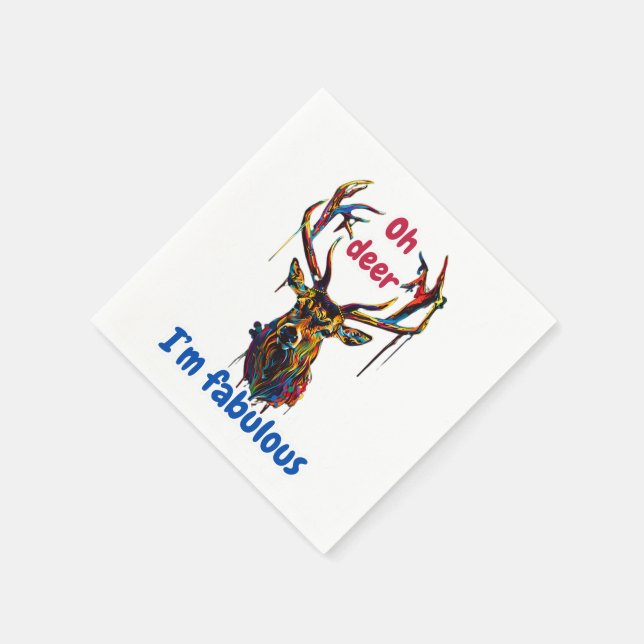 Deer Napkin (Corner)