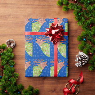 Deer Nature Christmas Wrapping Paper