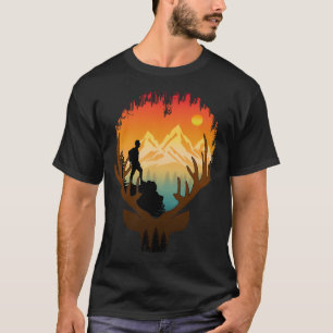 Deer Nature Hiking T-Shirt