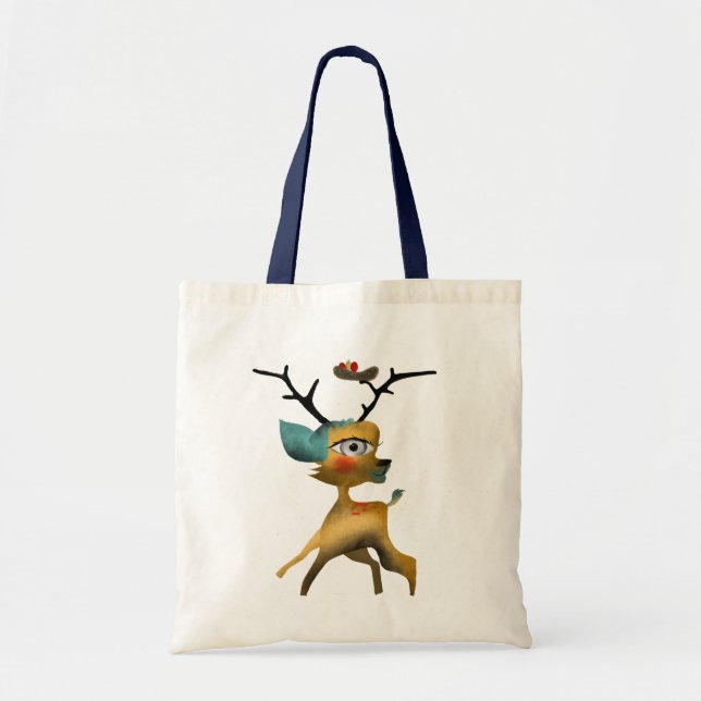 Deer Nest Tote Bag (Front)