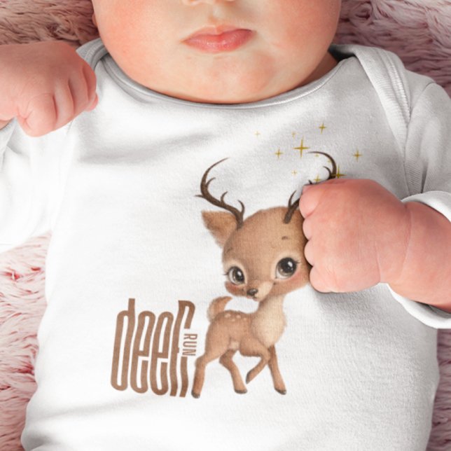 DEER on Run Baby Bodysuit (Creator Uploaded)