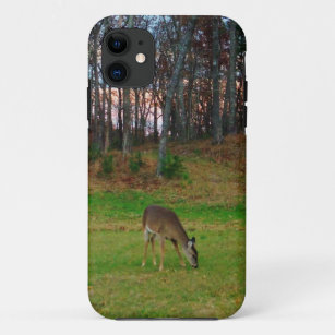 Deer on sunset golf course Case-Mate iPhone case