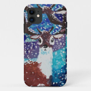 Deer Painting iPhone 11 Case