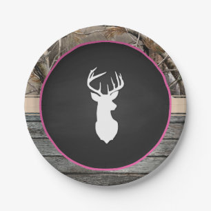 Deer Party Plate - Girl