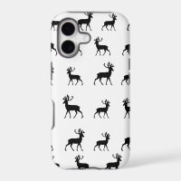 Deer pattern in Black and White