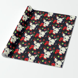 Deer Pattern Retro Christmas Gift Wrapping Paper