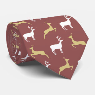 Deer Pattern Tie