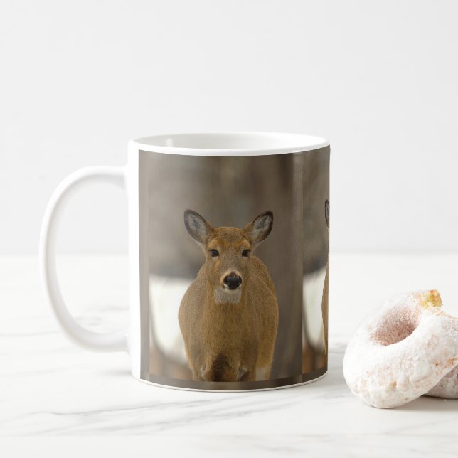 Deer Photo Mug (With Donut)