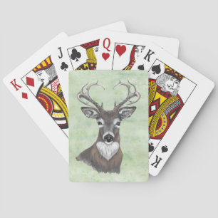 Deer Playing Cards
