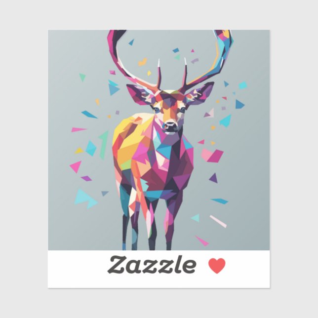 Deer pop art  (Sheet)