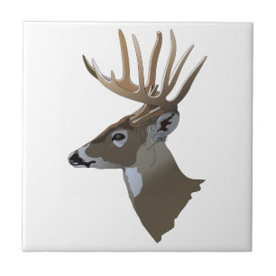 Deer Profile Tile