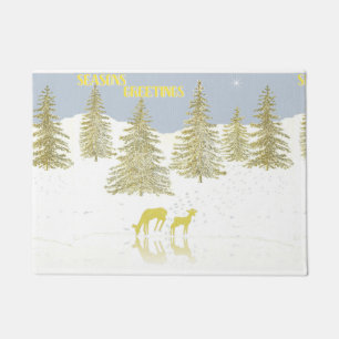 Deer Reflection Doormat