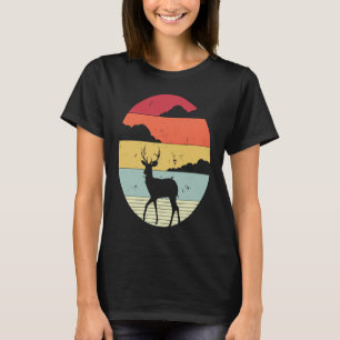 Deer Retro Vintage Style 60s 70s Men Women Elk An T-Shirt
