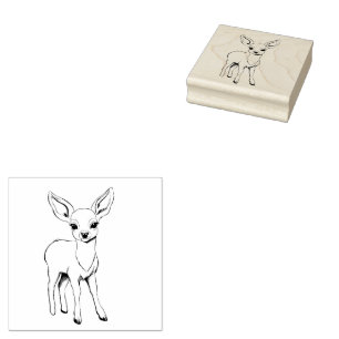Deer Rubber Stamp