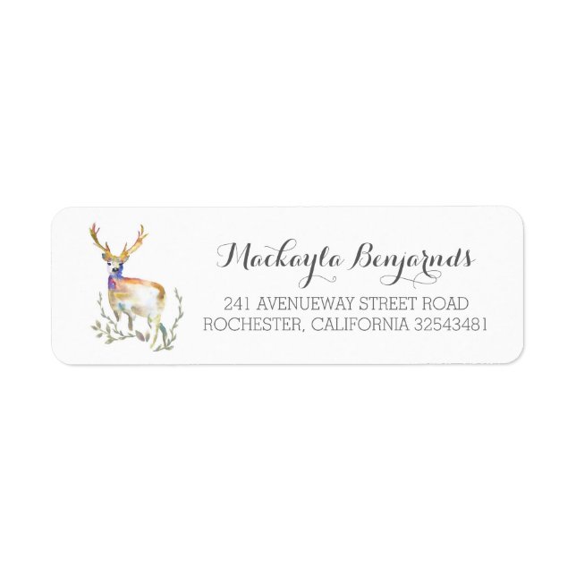 deer rustic wedding (Front)