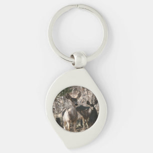 Deer saying hello keychain