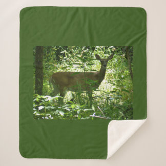 Deer Sherpa Blanket