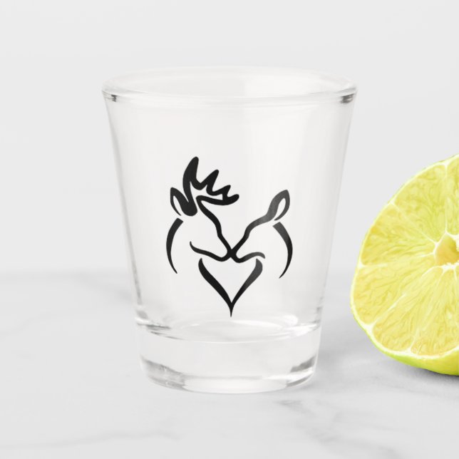 Deer Shot Glass (Front)