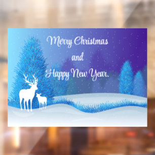 Deer Silhouette Window Cling