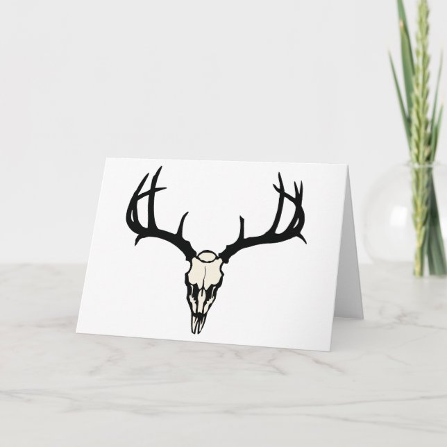 Deer Skull Card (Front)