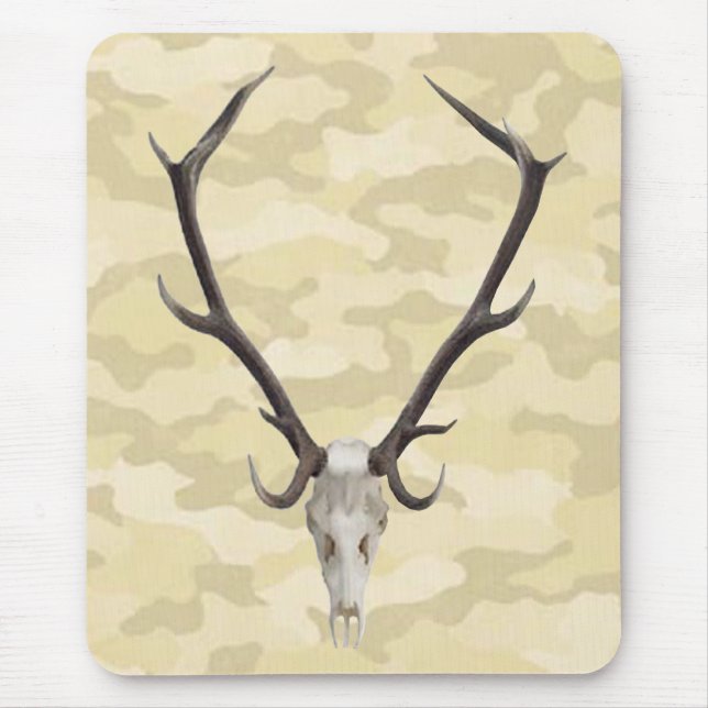 Deer Skull Mouse Pad (Front)