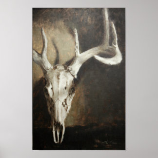 Deer Skull Poster