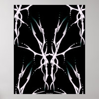 Deer Skull Tribal Design for deer Hunters white