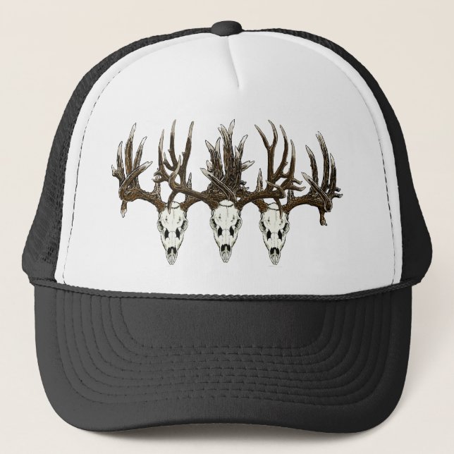 Deer skulls trucker hat (Front)