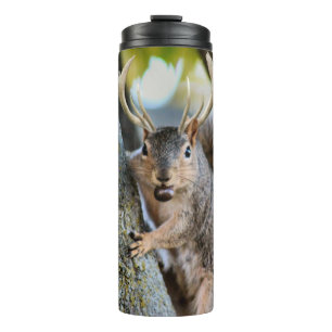 Deer Squirrelly Thermal Tumbler