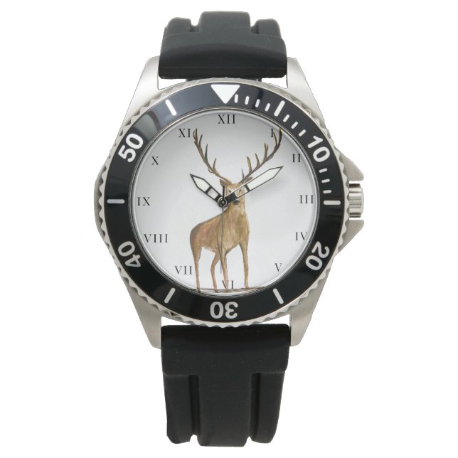 Deer Stag Antlers Animal Hunter Nature Watch (Front)