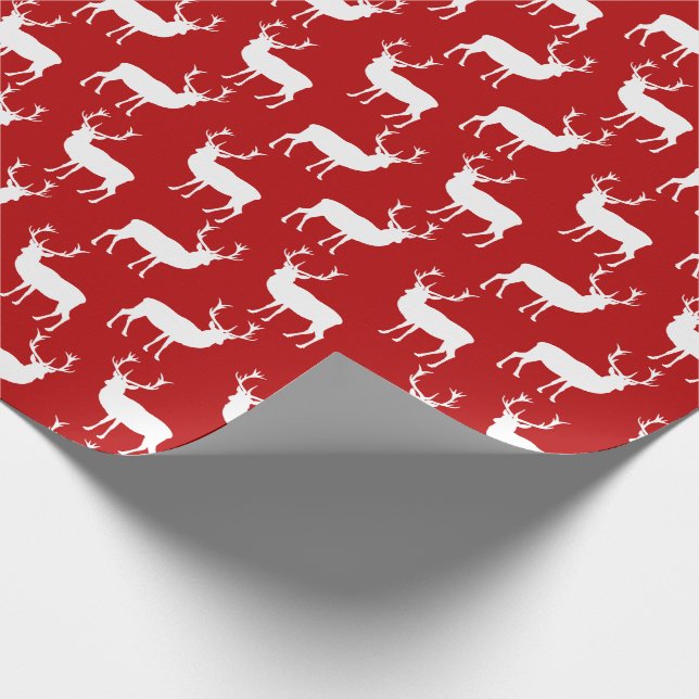 Deer Stag Christmas for Dad Wrapping Paper (Corner)