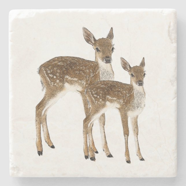 Deer Stone Coaster (Front)