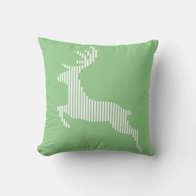 Deer Throw Pillow (Front)