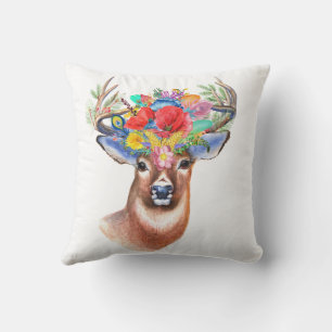 Deer Throw Pillow