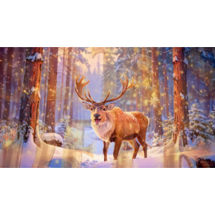 Deer To Santa's Heart - Reindeer Holiday Card