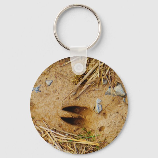 Deer Track Keychain (Front)