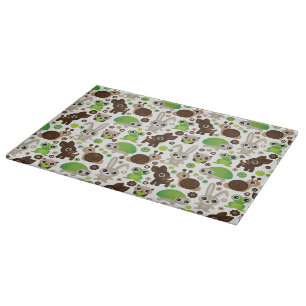 deer turtle bunny animal wallpaper cutting board
