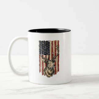 Deer Two-Tone coffee mug