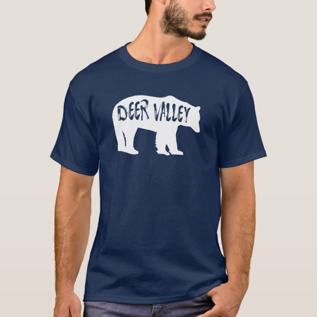 Deer Valley Utah Bear T-Shirt (Front)