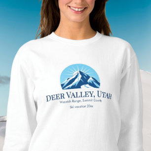 Deer Valley Utah Wasatch ski resort outfit Sweatshirt