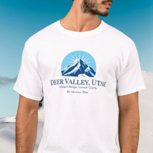 Deer Valley Utah Wasatch ski resort outfit  T-Shirt