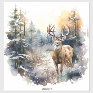 Deer Vinyl Sticker