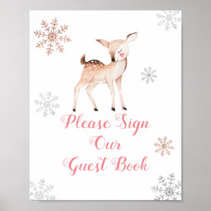 Deer Winter ONEderland Please Sign our Guest