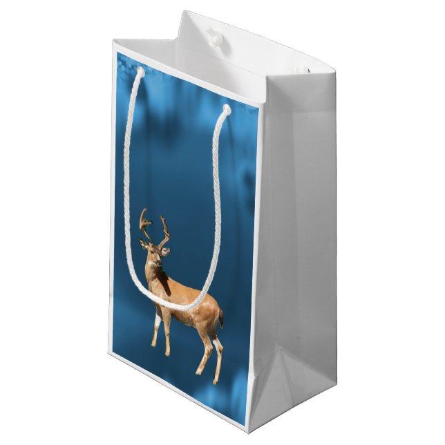 Deer With Antlers Gift Bag (Front Angled)