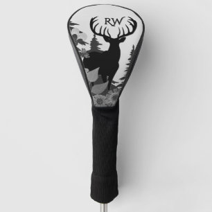 Deer with Big Rack Out of Forest Personal Golf Head Cover