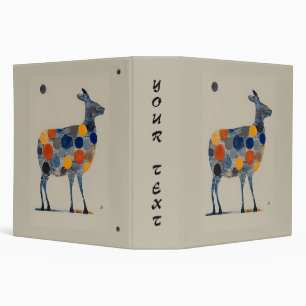Deer with Coloured Circles Binder