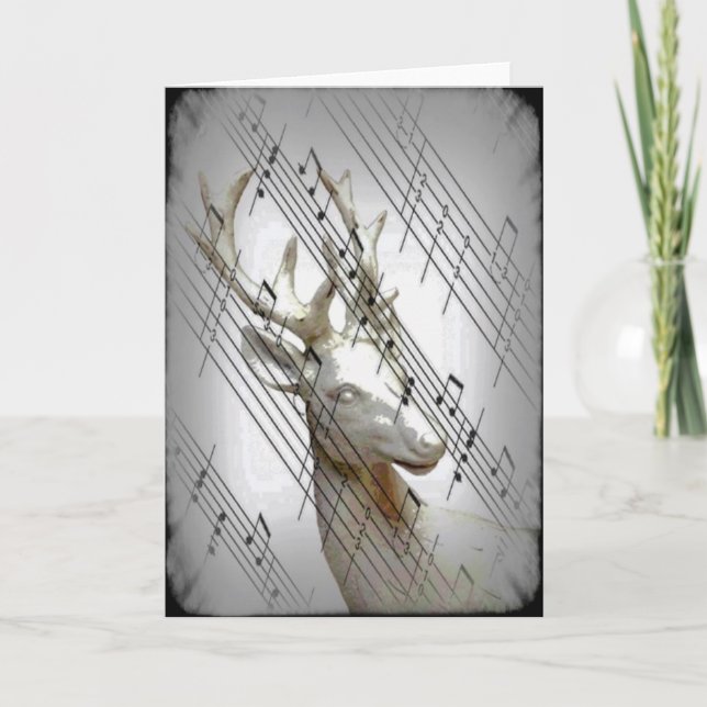 Deer with Musical Notes (Front)